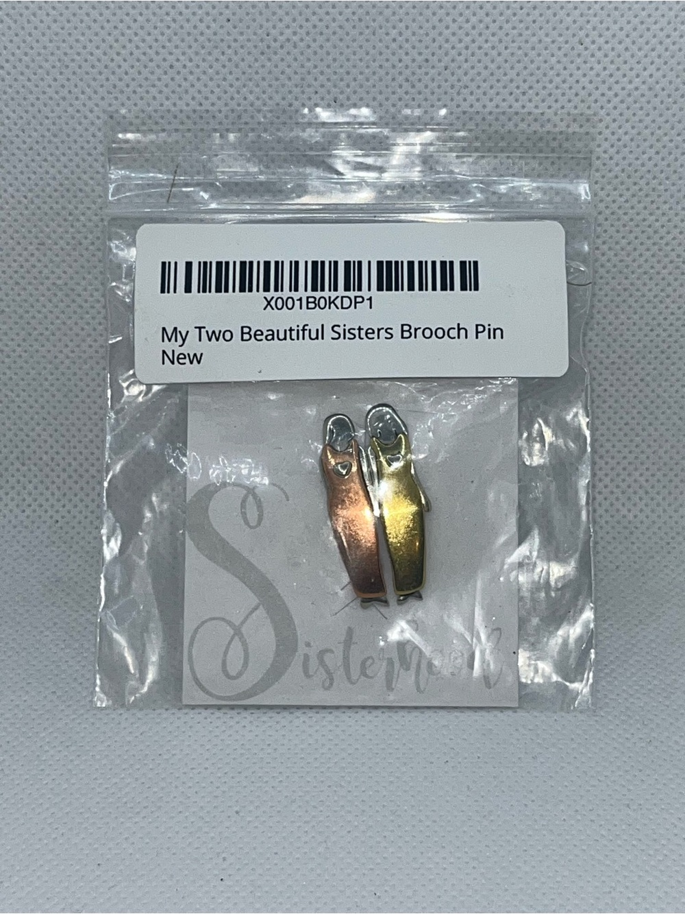 🌟NWT Far Fetched hand crafted two sisters pin - Picture 5 of 10